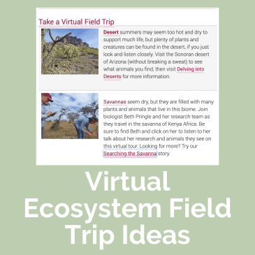 Explore ecosystems of the world virtually with your students
